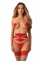 Porte Jarretelles Rouge Matildea Obsessive
