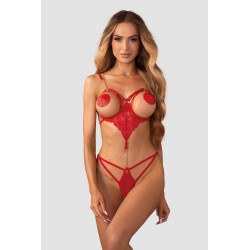 Body Ouvert Seins Nus Rouge Matildea