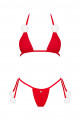 Ensemble Sexy de Noel Bobble Girl 2 Pièces Obsessive