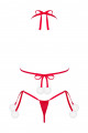 Ensemble Sexy de Noel Bobble Girl 2 Pièces Obsessive