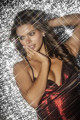 Robe Sexy Rouge Scintillante Dos Nu String Chaînes Mapalé Mapalé