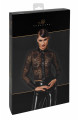 Chemisier Transparent Dentelle Noir Boutonné Noir HandMade