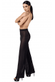 Pantalon Transparent Voile Noir Onyx Noir HandMade