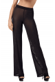 Pantalon Transparent Voile Noir Onyx Noir HandMade