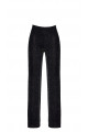 Pantalon Transparent Voile Noir Onyx Noir HandMade