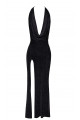 Robe Longue Onyx Liquide Noir HandMade