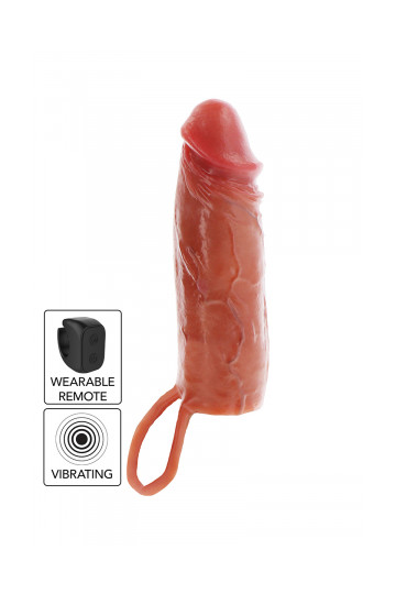 Gaine de Pénis Vibrante 16 cm