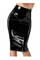 Jupe Crayon Fetish PVC Dominae Noir HandMade