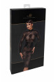 Robe Corset Mi Longue Dentelle Transparente Noir HandMade