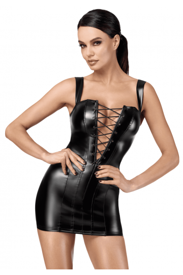 Mini Robe Fetish à Lacets Vixen