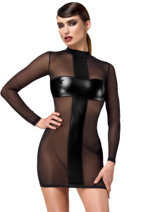 Robe Courte Fetish Crossfire Maille et Wetlook