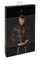 Chemisier Transparent Dentelle Noir Boutonné