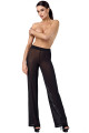 Pantalon Transparent Voile Noir Onyx