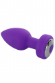Plug Anal Vibrant Télécommandé SHAKY Violet - SW3026PUR