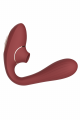 Stimulateur Clitoridien Vibromasseur Point G 2-en-1 DINA Bordeaux - WS-NV017WIN