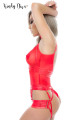 Harnais Culotte Sangles Elastiques Rouge 
