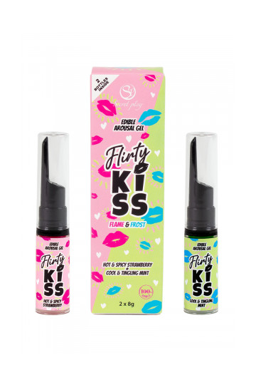 Pack 2 Gels Sexe Oral Flirty Kiss Fellation