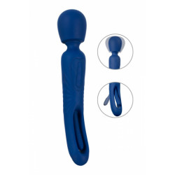 Vibro Wand Reversible avec Langue Vibrante