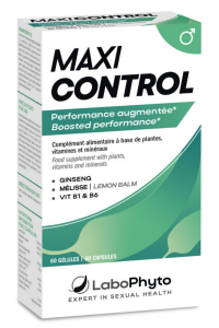 Endurance équilibre sexuel masculin Maxicontrol 60 gélules