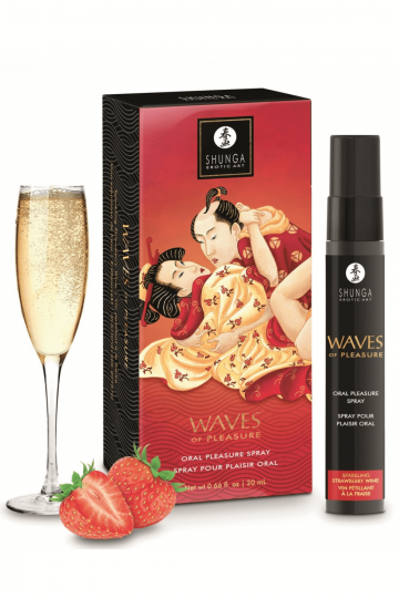 Spray Fellation Saveur Vin Pétillant à la Fraise 20 ml