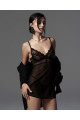 Perisia babydoll et string - Noirs