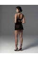 Perisia babydoll et string - Noirs