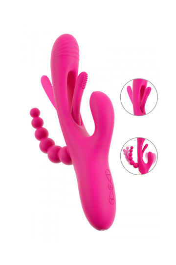 Triple Vibro Langue Oscillante