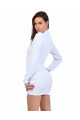 Robe Blanche Sexy Sexy Chic Manches Longues