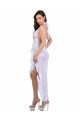 Robe Longue Voile Blanche Sexy