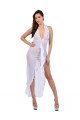 Robe Longue Voile Blanche Sexy