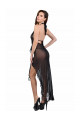 Robe Longue Voile Noire Sexy