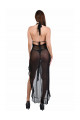 Robe Longue Voile Noire Sexy
