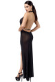 Robe Longue Onyx Liquide Noir HandMade