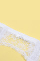 Porte Jarretelles Dentelle et String Blanc Litolu Lingerie