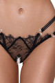 String ouvert Rio noir en dentelle - Cottelli LINGERIE 