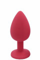 Plug rouge bijou cristal Small CHERRY 