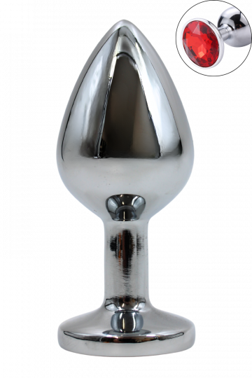 Plug Bijou en Aluminium Bijou Rouge Medium