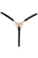 String Bijou Ouvert Noir