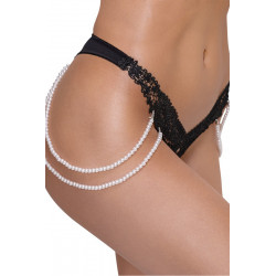 String Dentelle Perles Amovibles