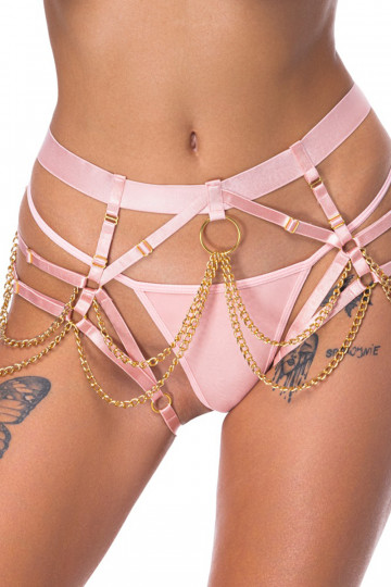 String Harnais Rose