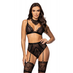 Cristalyn ensemble lingerie - Noir