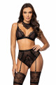 Cristalyn ensemble lingerie - Noir