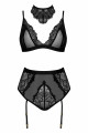 Cristalyn ensemble lingerie - Noir Beauty Night