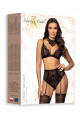 Cristalyn ensemble lingerie - Noir Beauty Night