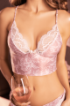 Ensemble Rose Dentelle Confort Sexy Chic 2 Pièces