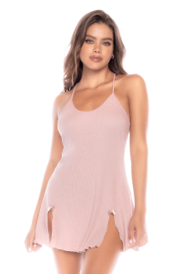 Nuisette rose côtelé confort intemporel– Mapalé