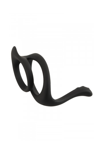 Cock & Ball Ring Liquid Silicone avec Écarteur de Périnée Erecto
