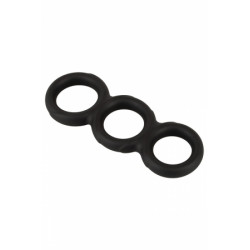 Triple Cock Ring Liquid Silicone Erecto