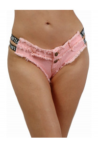 Micro Short Rose String Effet Jean Ultra sexy