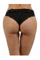 Micro Short Noir String Effet Jean Ultra sexy